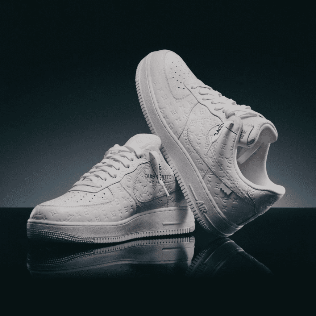 NIKE AIR FORCE 1 LOUIS VUITTON WHITE - Imperium Store